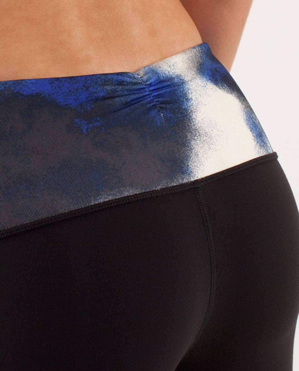 Lululemon Gather & Crow Crop - Black / Milky Way Multi