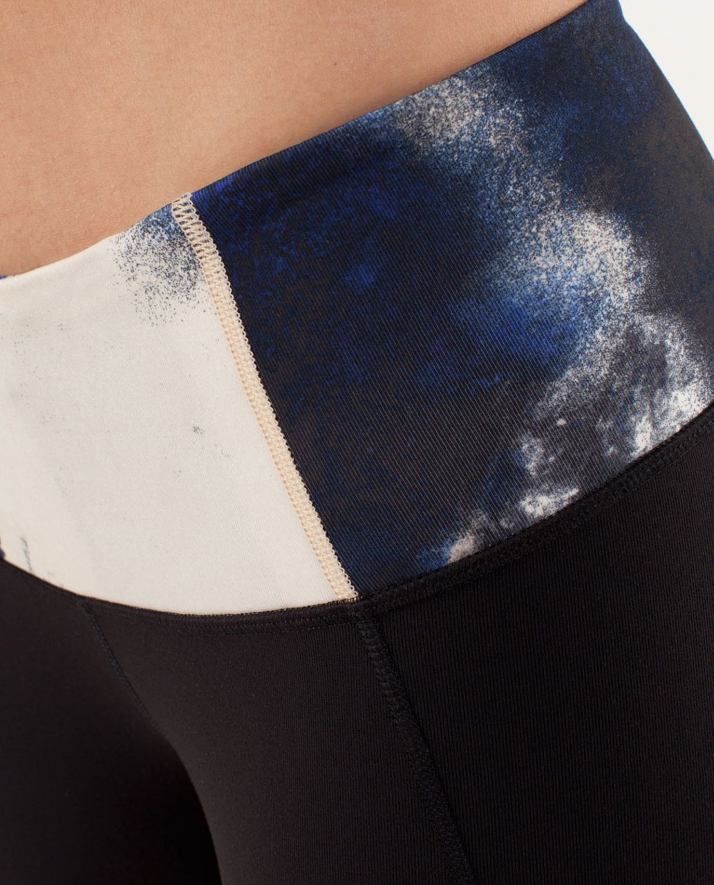 Lululemon Gather & Crow Crop - Black / Milky Way Multi