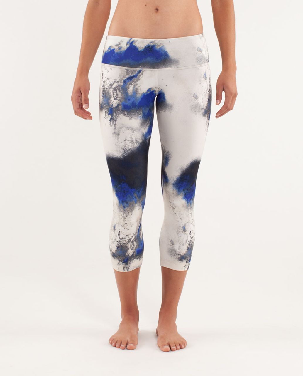 Lululemon Milky Way Multi Wunder Under Crop Leggings Size 10 US $72