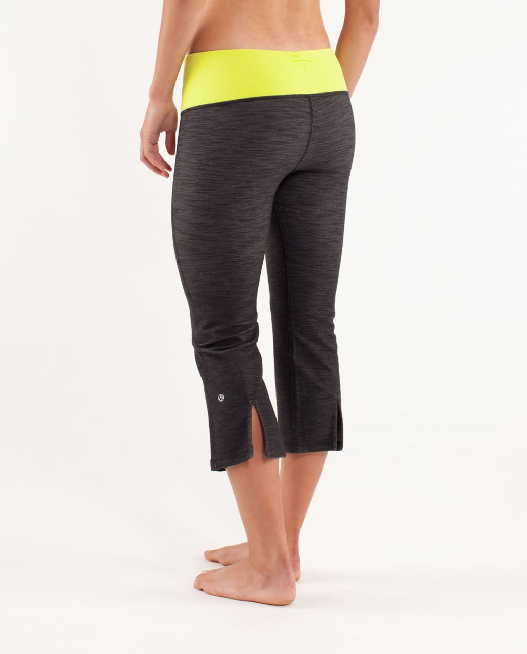 Lululemon Gather & Crow Crop *Denim - Black Slub Denim / Tonka Stripe Split Pea / Heathered Split Pea / Heathered Split Pea