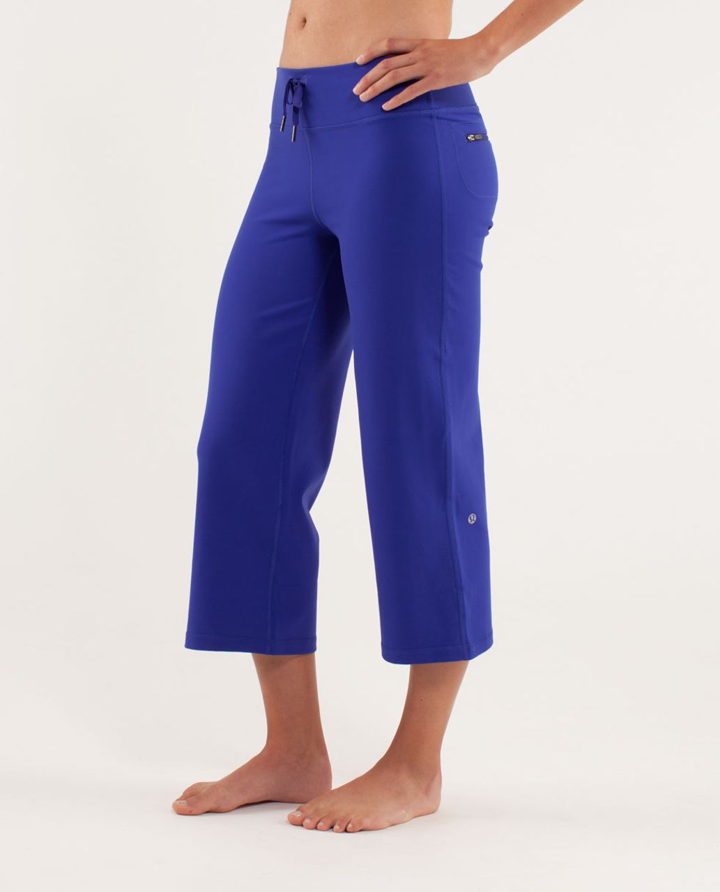 Lululemon Relaxed Fit Crop II - Pigment Blue - lulu fanatics