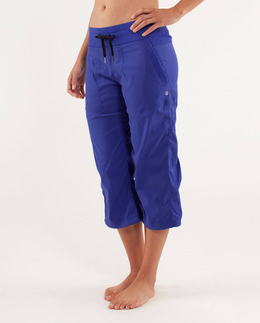 Lululemon Studio Crop - Pigment Blue - lulu fanatics