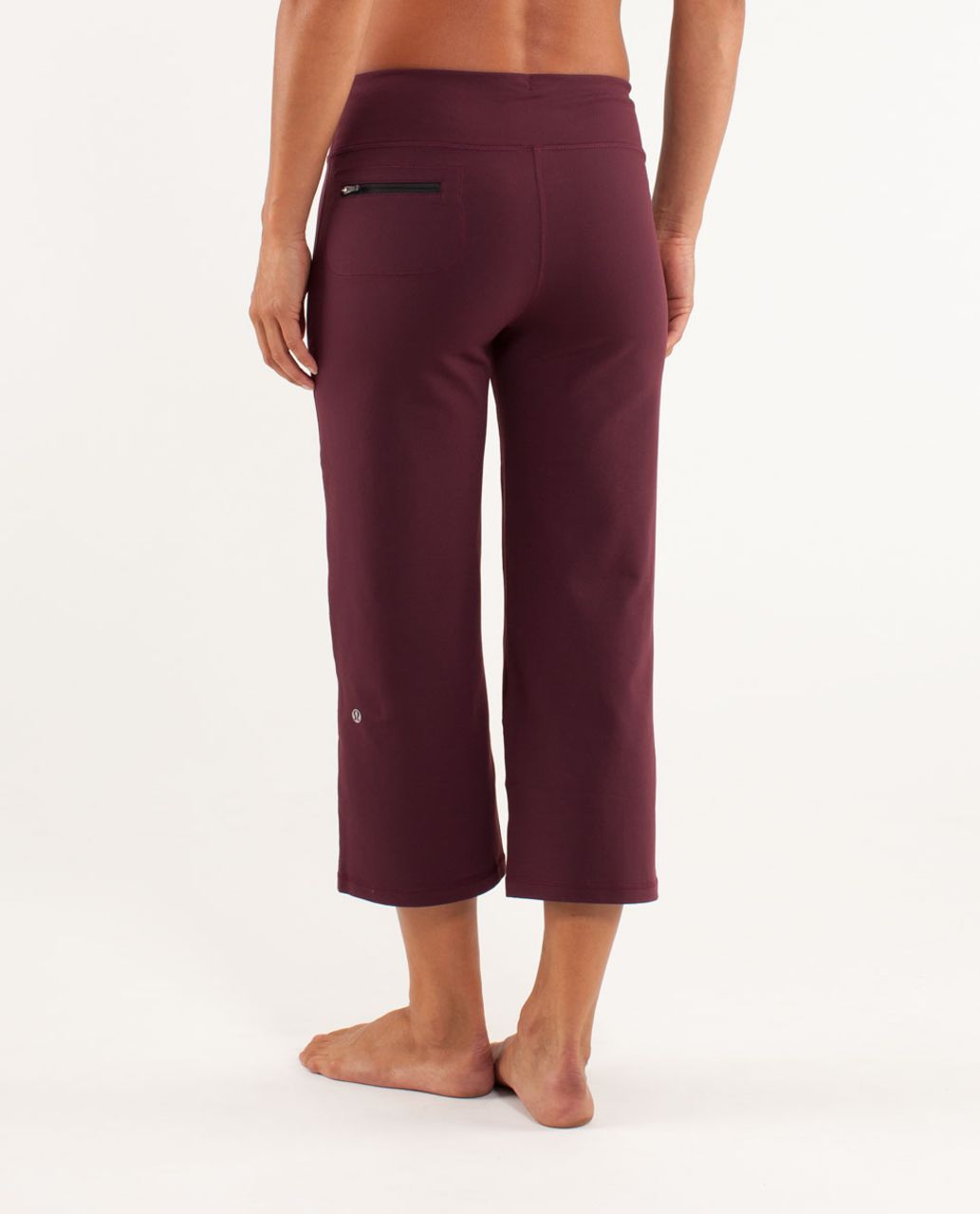 Lululemon Relaxed Fit Crop II - Bordeaux Drama