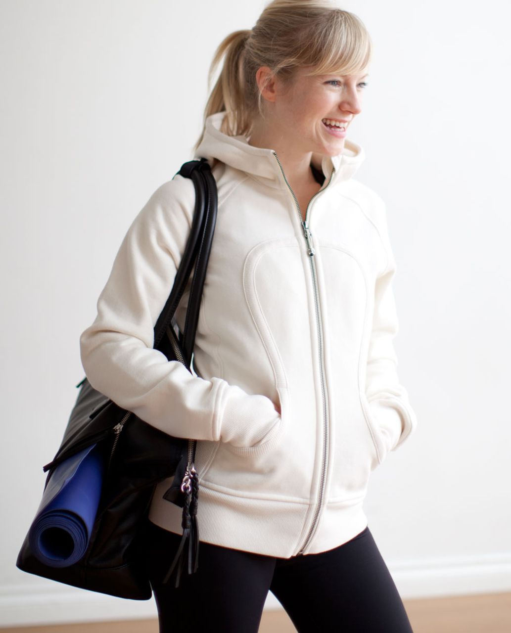 Lululemon Scuba Hoodie - Polar Cream - lulu fanatics