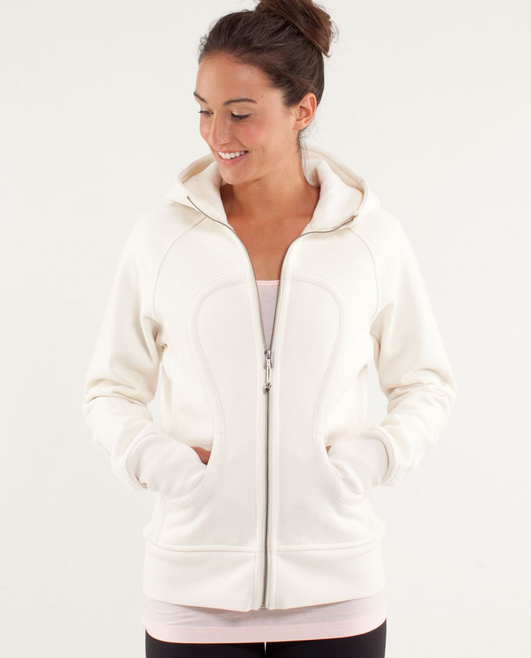 Lululemon Scuba Hoodie - Polar Cream - lulu fanatics