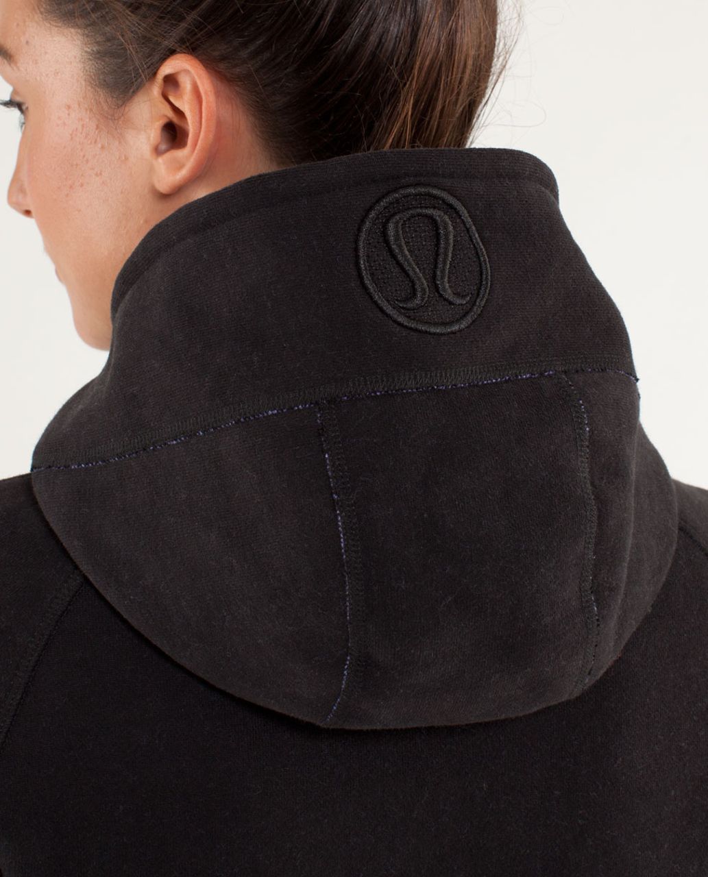 Lululemon Scuba Hoodie - Black /  Power Purple