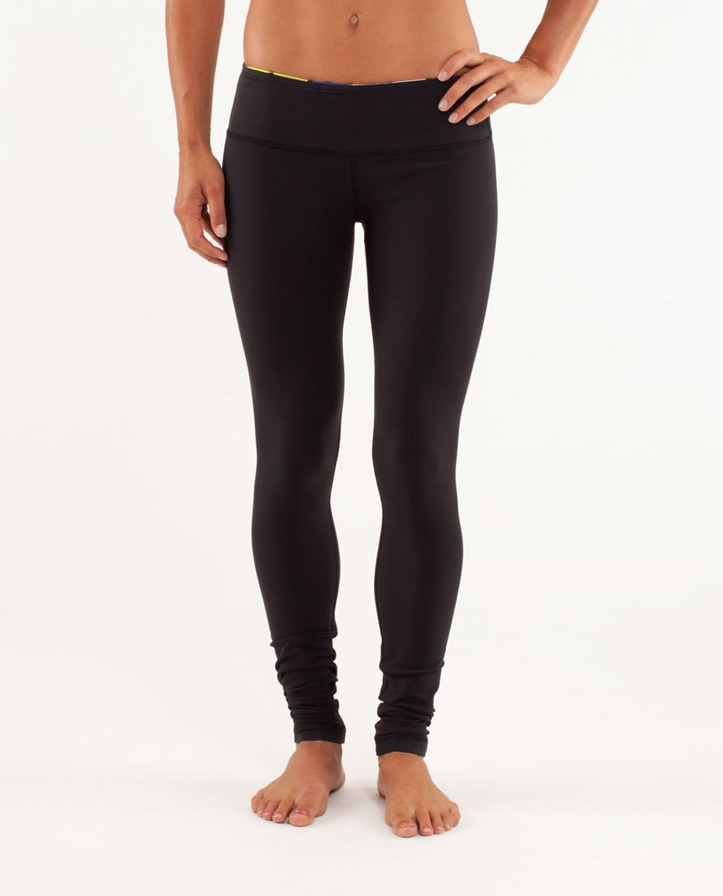 Lululemon Wunder Under Pant - Black / Fall 12 Quilt 9