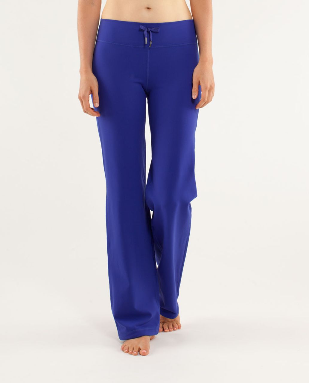 Lululemon Stretch High Rise 7/8 Pant SFDM Blue Women's 4 Relaxed Fit  Pockets NWT