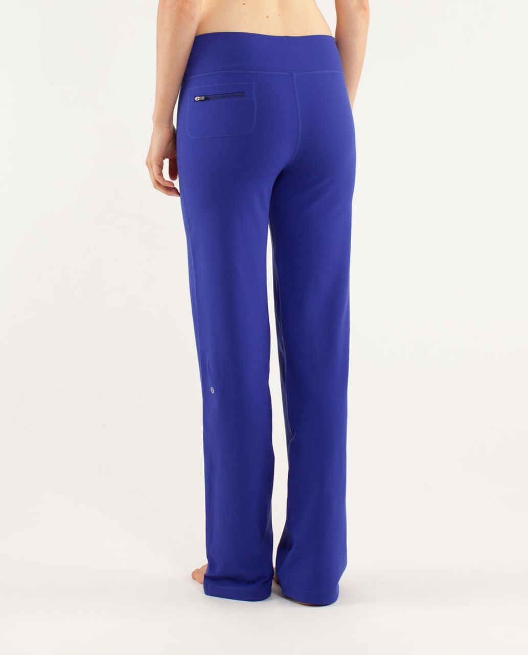 Lululemon Stretch High Rise 7/8 Pant SFDM Blue Women's 4 Relaxed Fit  Pockets NWT