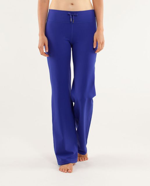 Lululemon Relaxed Fit Pant - Heathered Slate - lulu fanatics