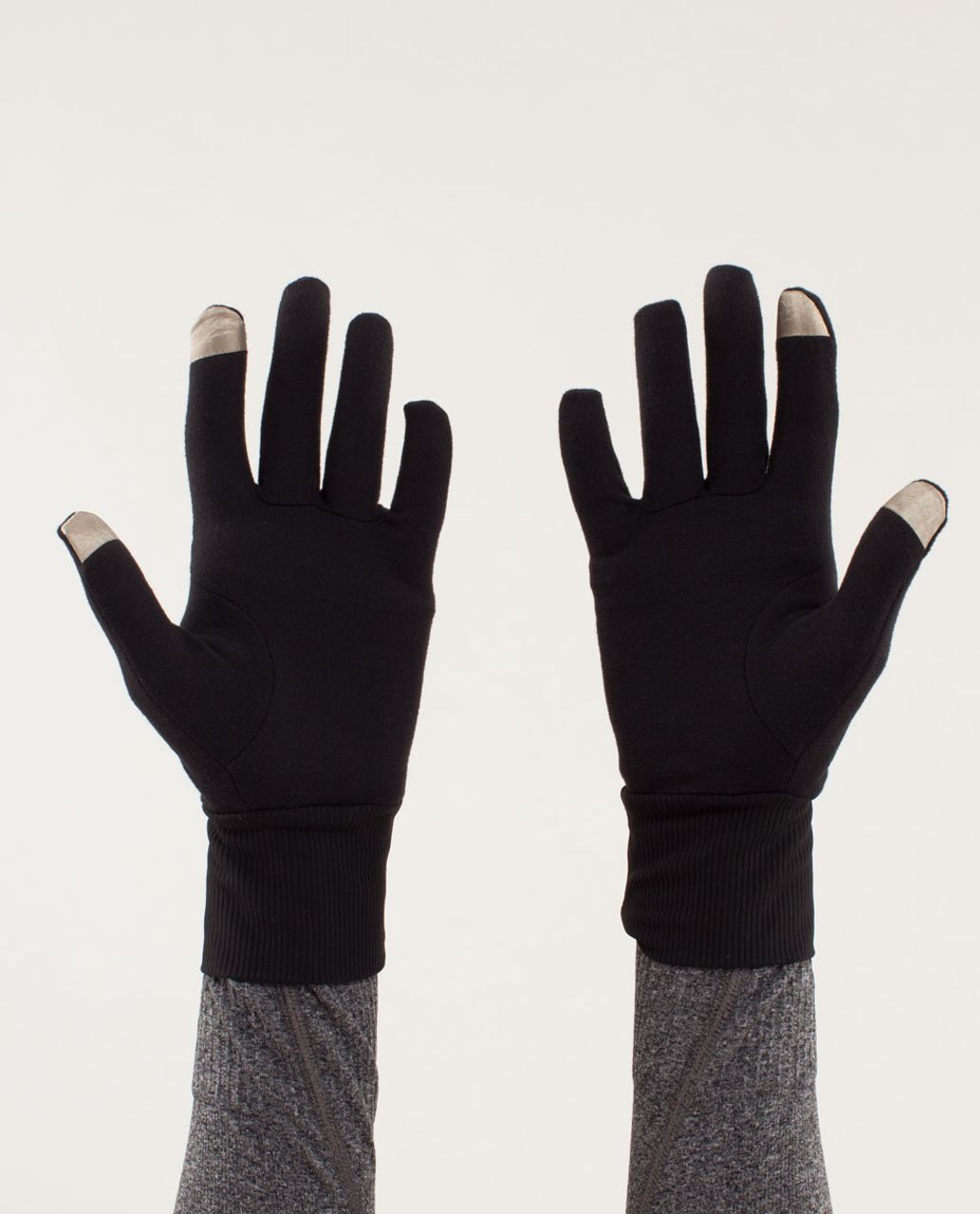 Lululemon Brisk Run Gloves - Black / Black (First Release)