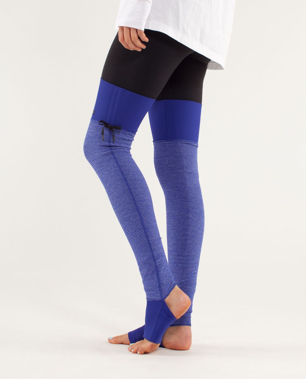 Lululemon Eternal Legwarmer - Tonka Stripe Pigment Blue / Heathered Pigment Blue / Pigment Blue