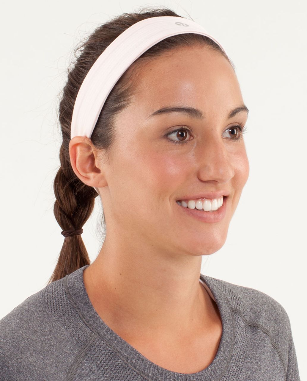 Lululemon Slipless Headband - Tonka Stripe Pretty Pink