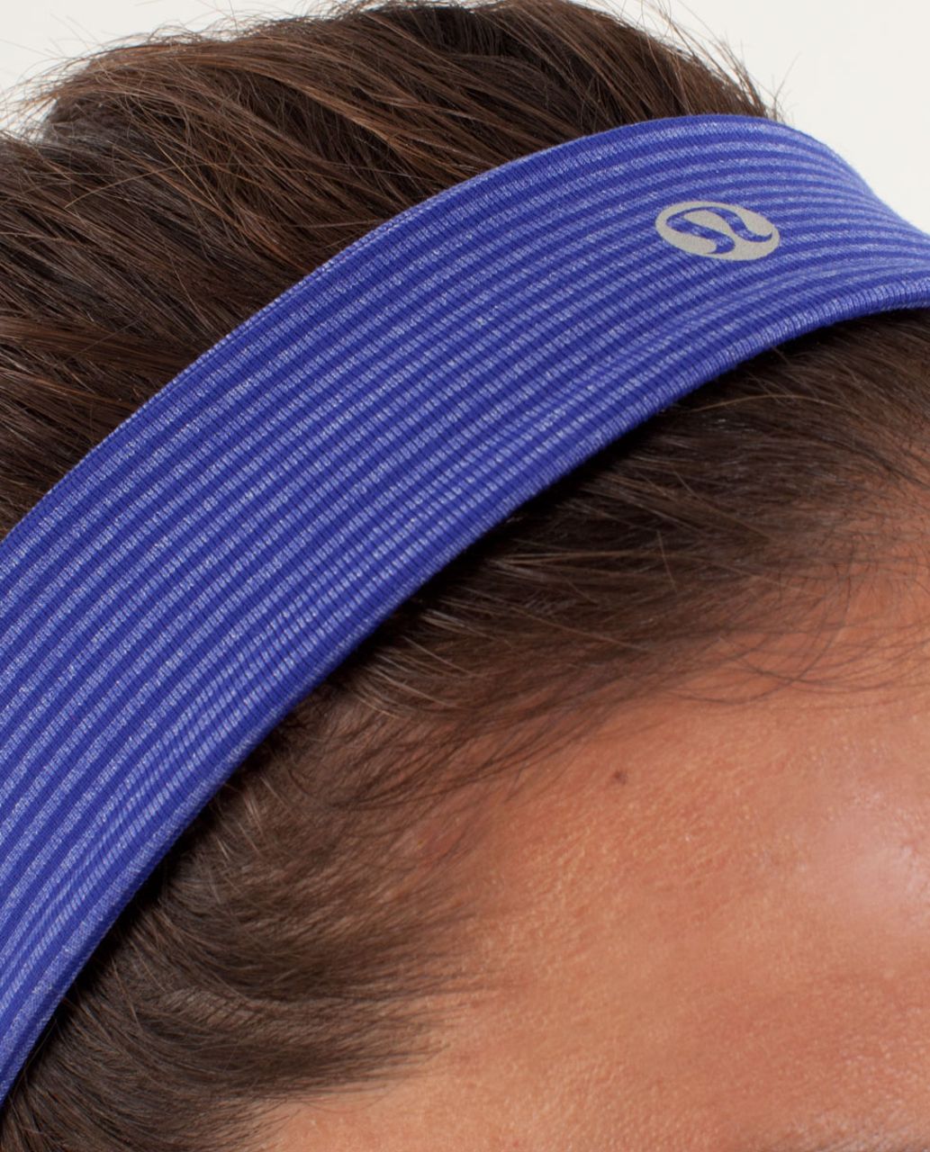 Lululemon Slipless Headband - Tonka Stripe Pigment Blue / Heathered Pigment Blue