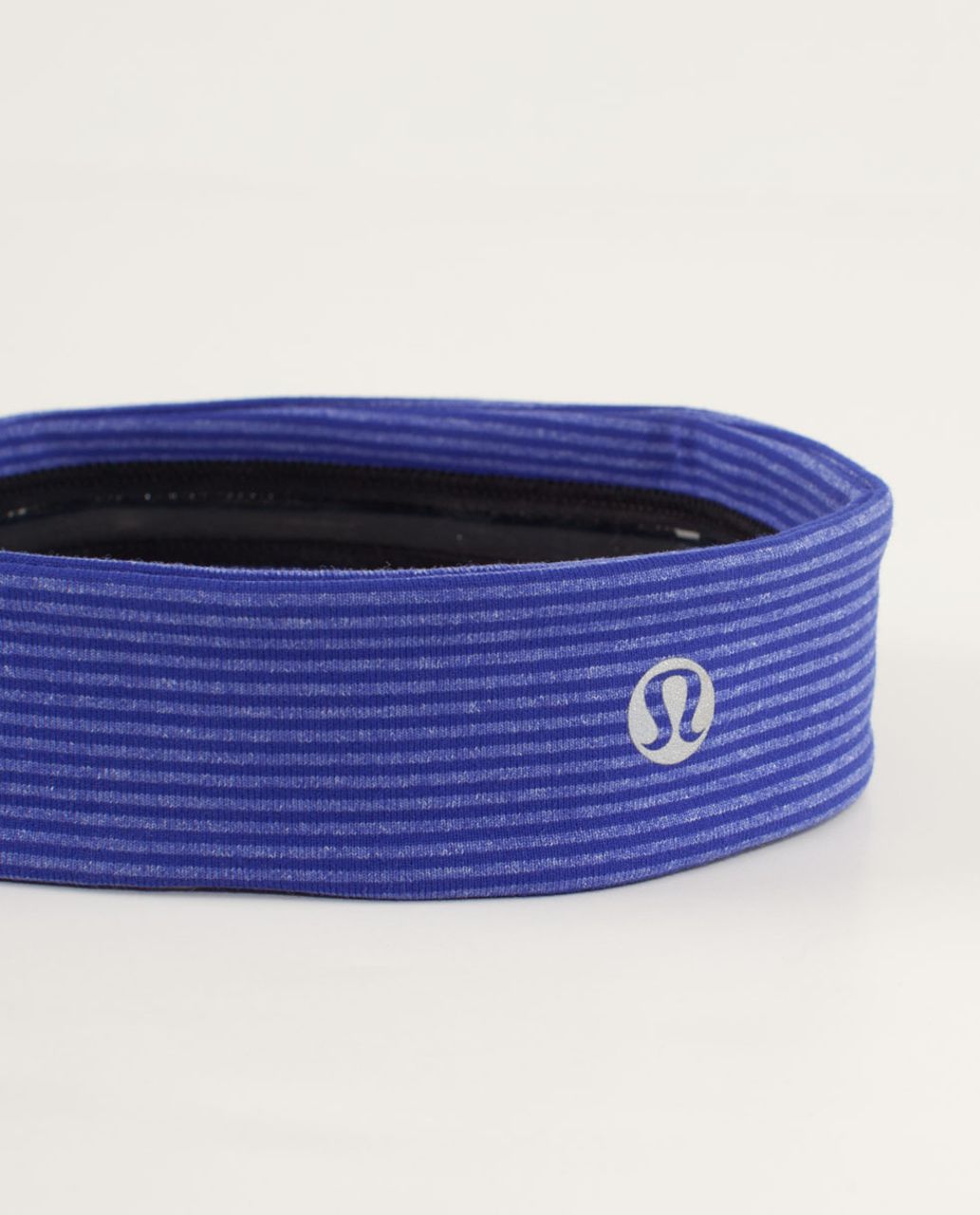 Lululemon Slipless Headband - Tonka Stripe Pigment Blue / Heathered Pigment Blue