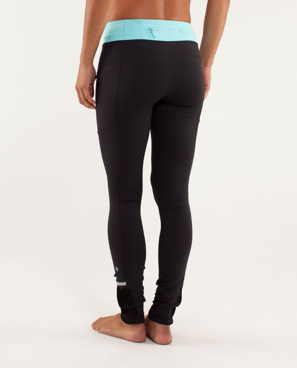 Lululemon Star Runner Tight - Black / Tonka Stripe Angle Blue / Angel Blue