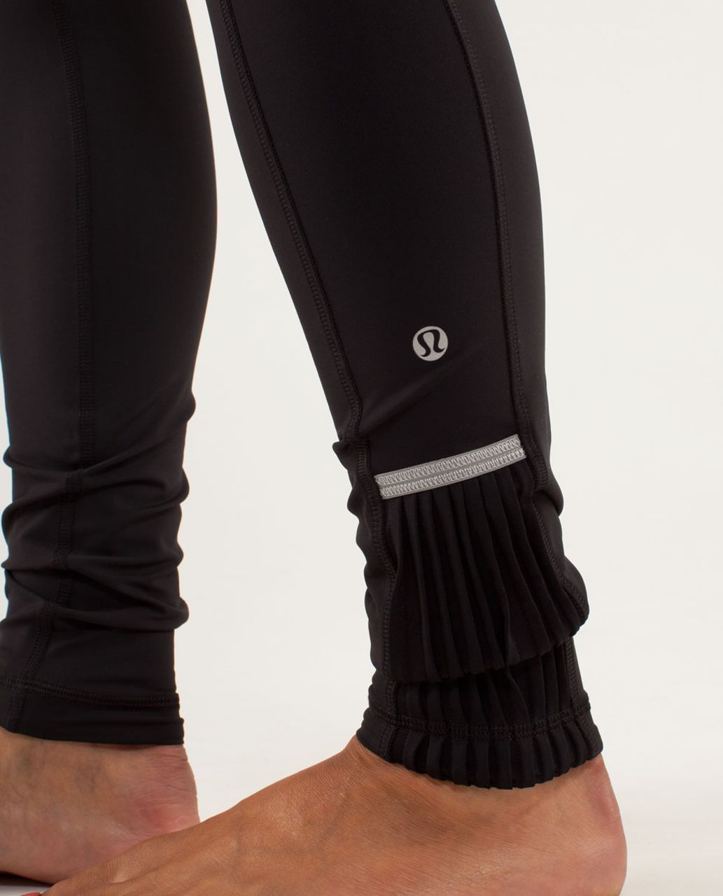 Lululemon Star Runner Tight - Black / Tonka Stripe Angle Blue / Angel Blue