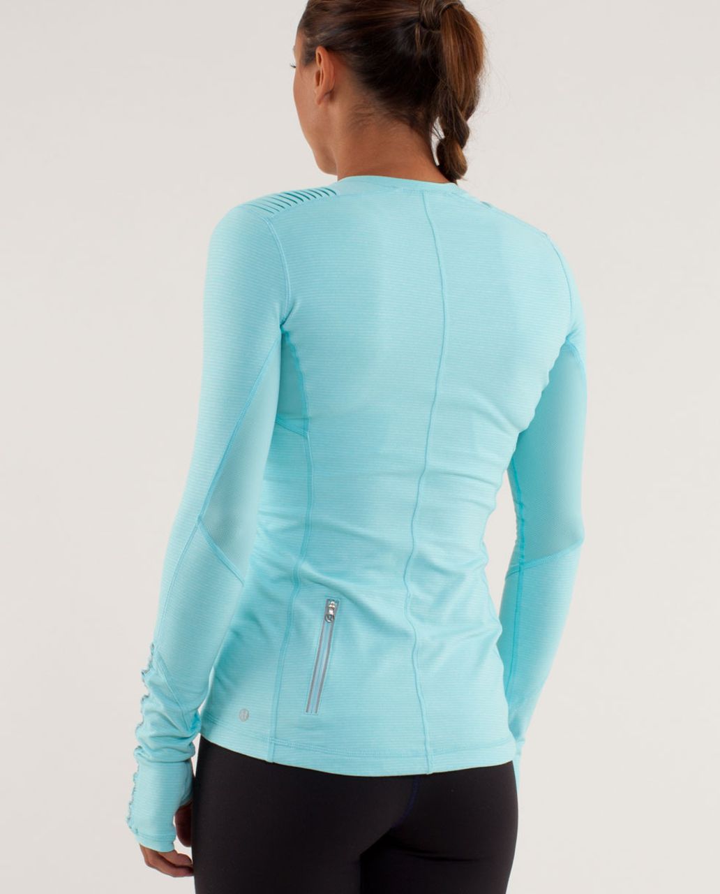 Lululemon Star Runner Long Sleeve - Tonka Stripe Angel Blue / Heathered Angel Blue / Angel Blue