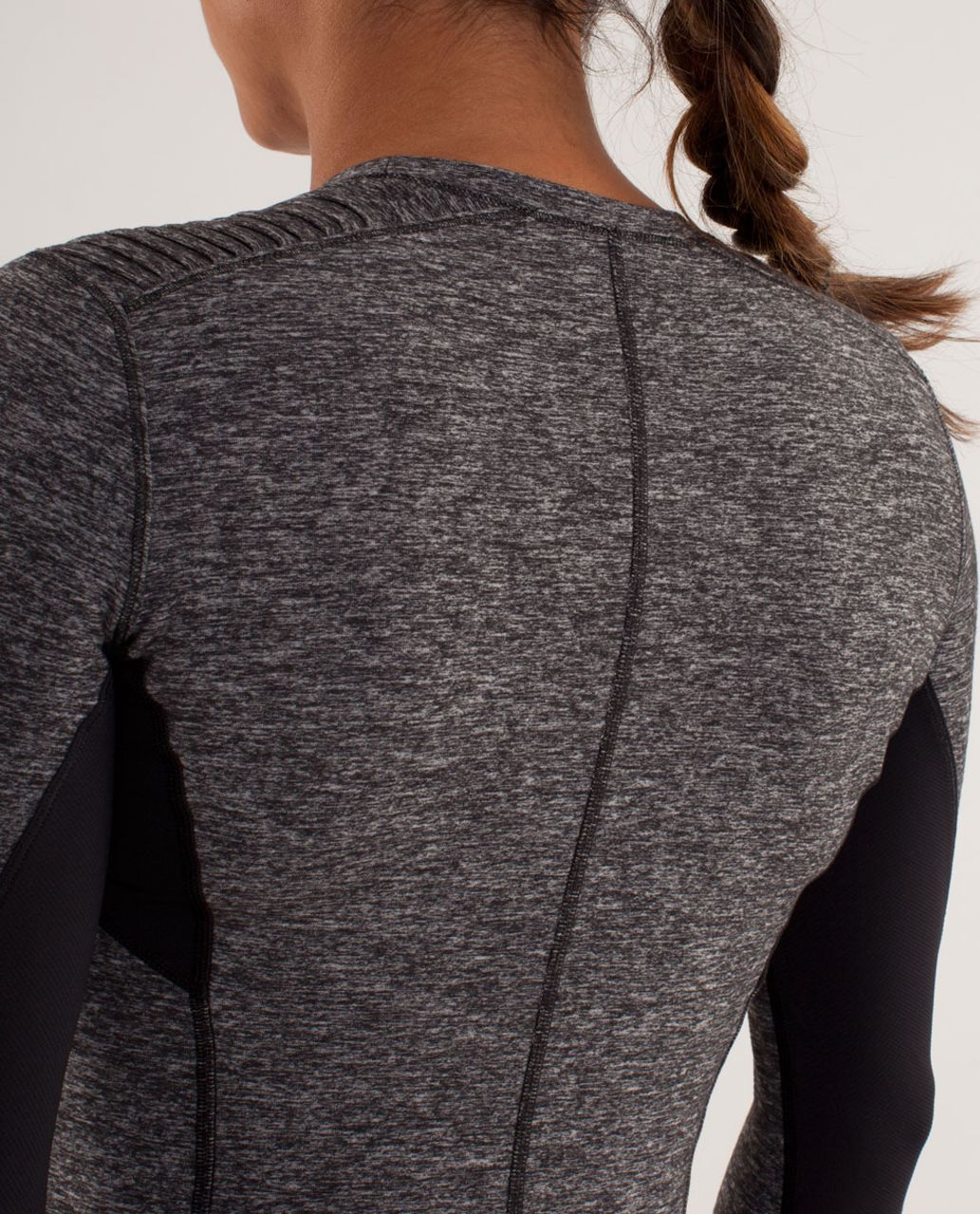 Lululemon Star Runner Long Sleeve Black Rulu Reflective Top Shirt