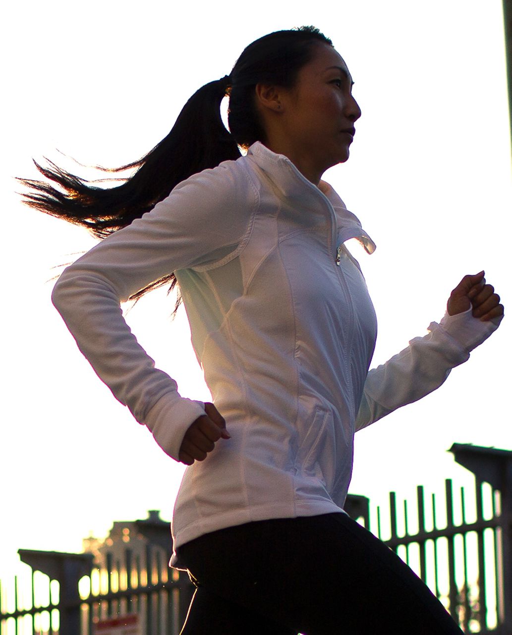 Lululemon Run:  Gust Buster Jacket - White