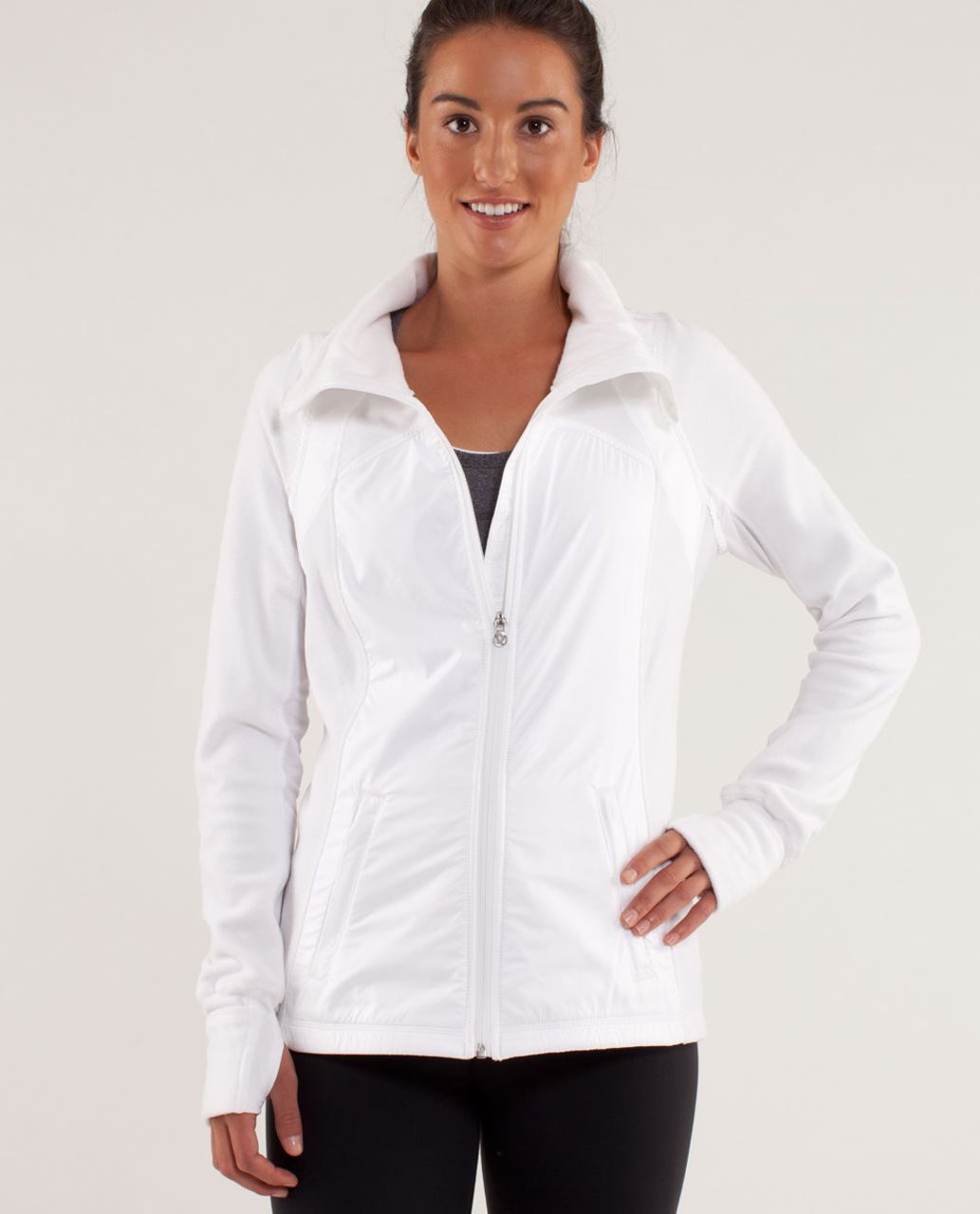 Lululemon Run:  Gust Buster Jacket - White