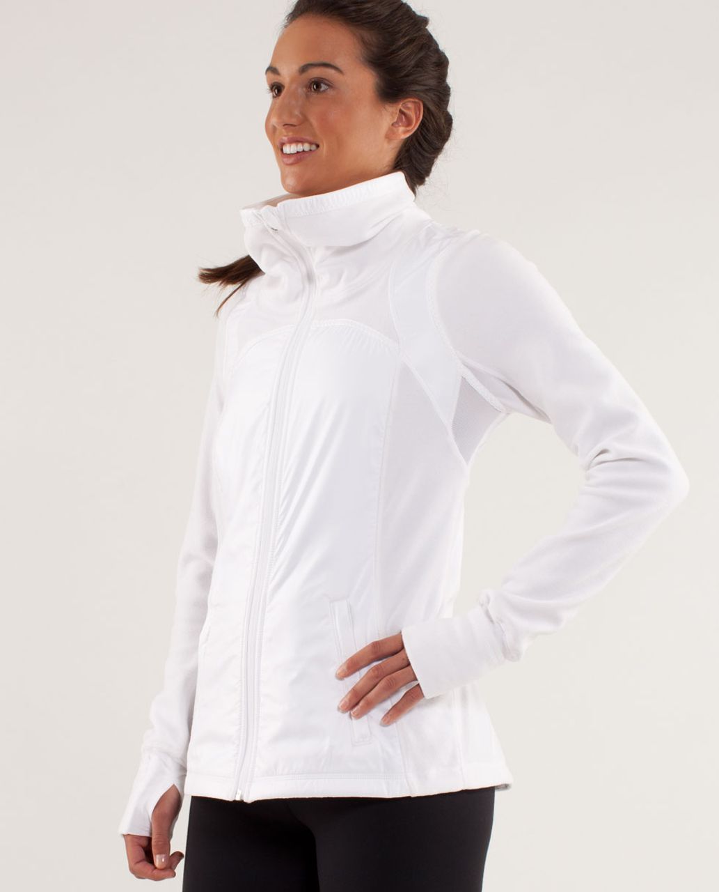 Lululemon Run:  Gust Buster Jacket - White