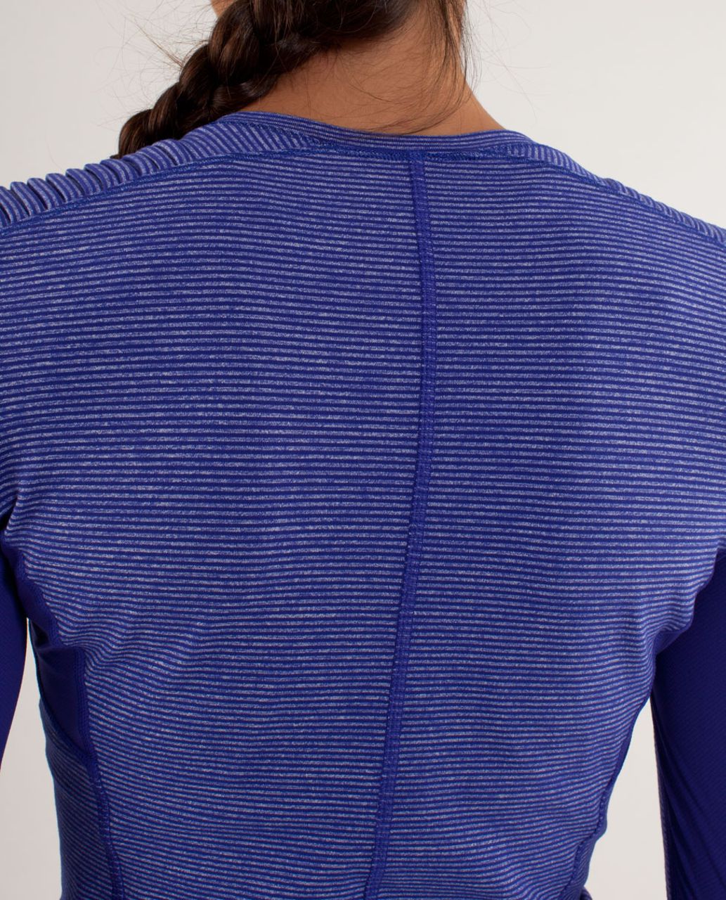 Lululemon Star Runner Long Sleeve - Tonka Stripe Pigment Blue / Heathered Pigment Blue / Pigment Blue