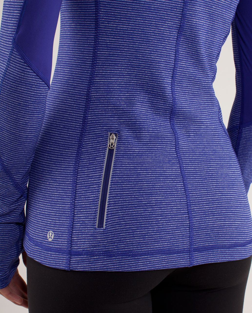 Lululemon Star Runner Long Sleeve - Tonka Stripe Pigment Blue / Heathered Pigment Blue / Pigment Blue