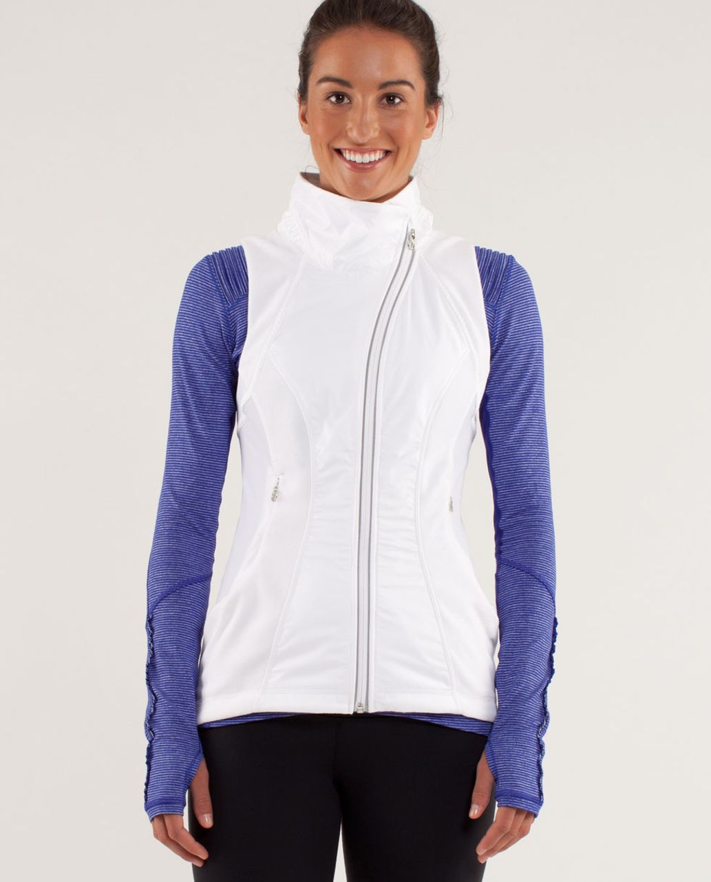 Lululemon Insulated Quilted Long Vest - Heathered Black - lulu fanatics