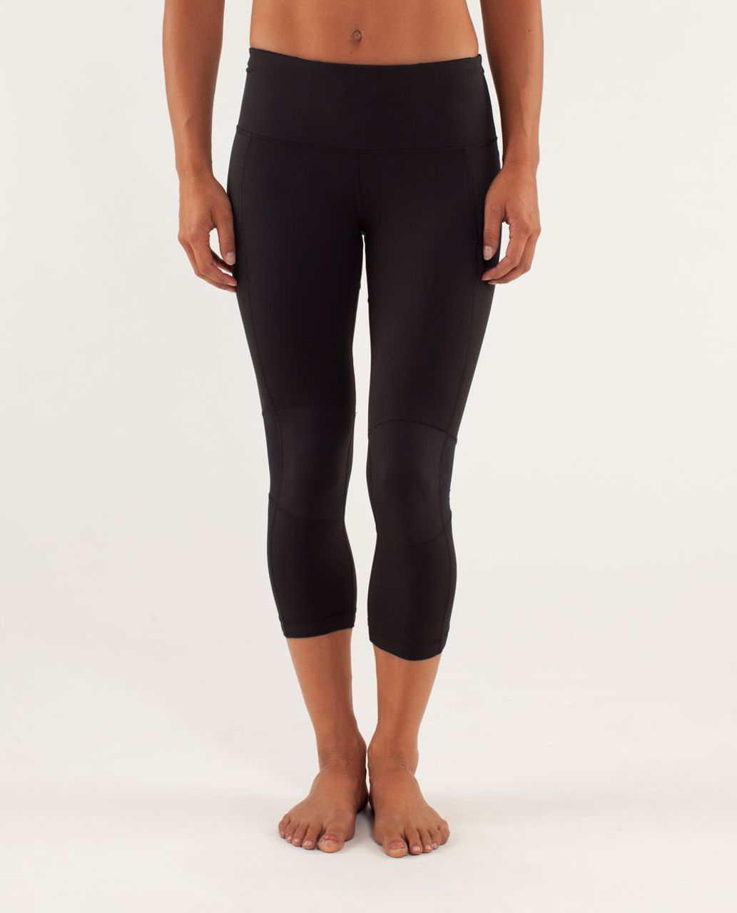 Lululemon Run:  Bright At Night Crop - Black