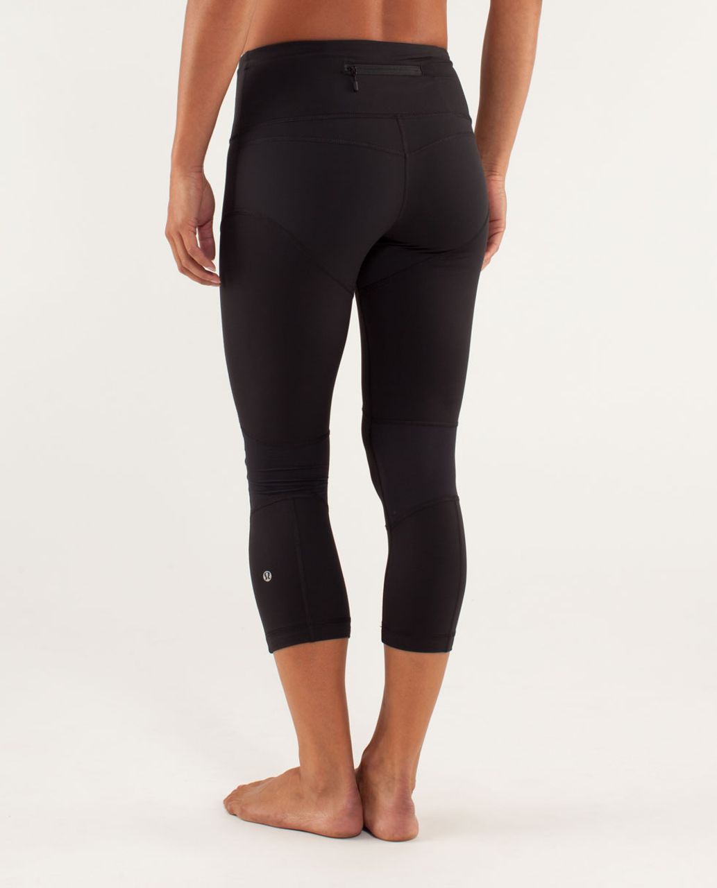 Lululemon Run For Days Crop - Black - lulu fanatics