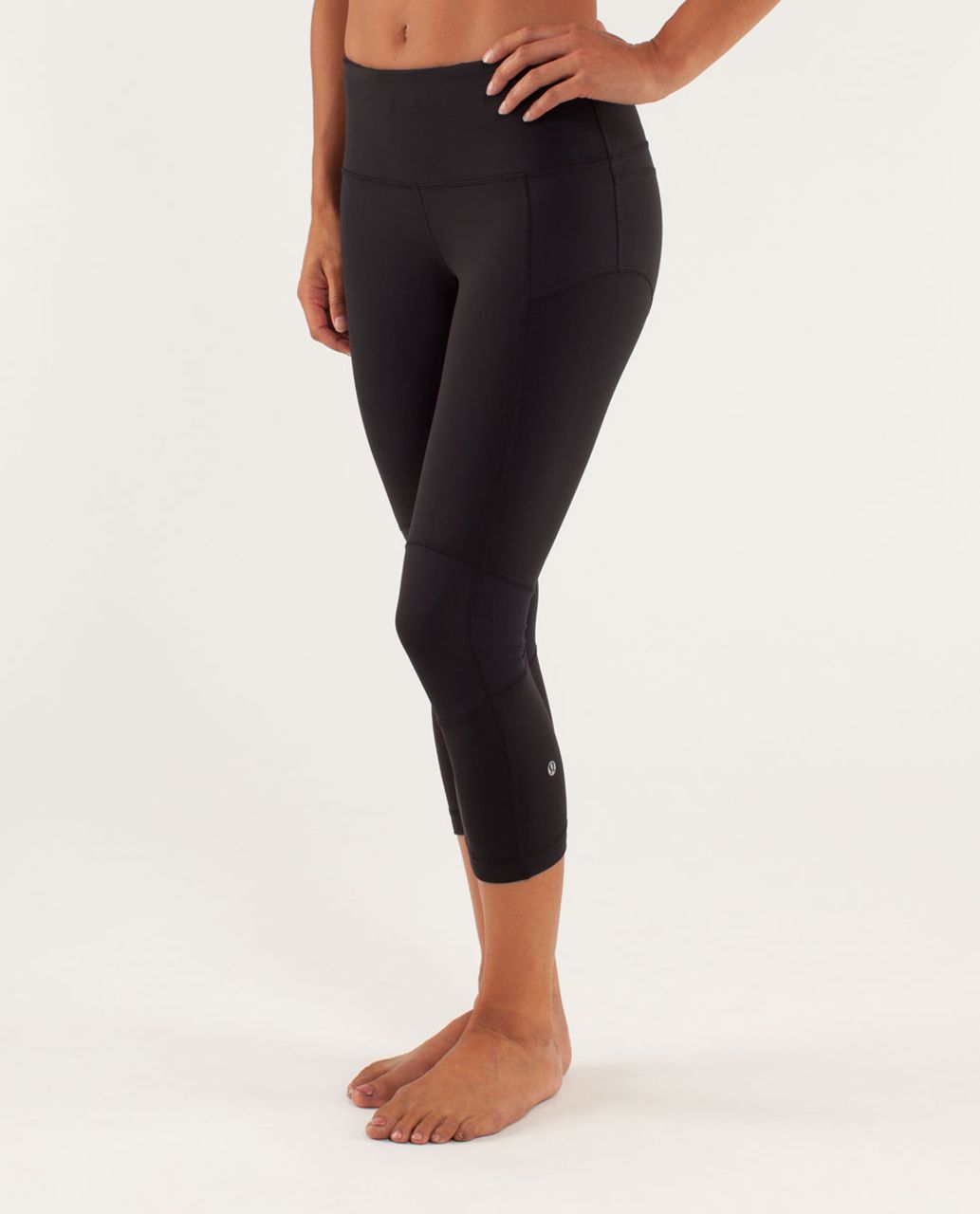 Lululemon Run:  Bright At Night Crop - Black