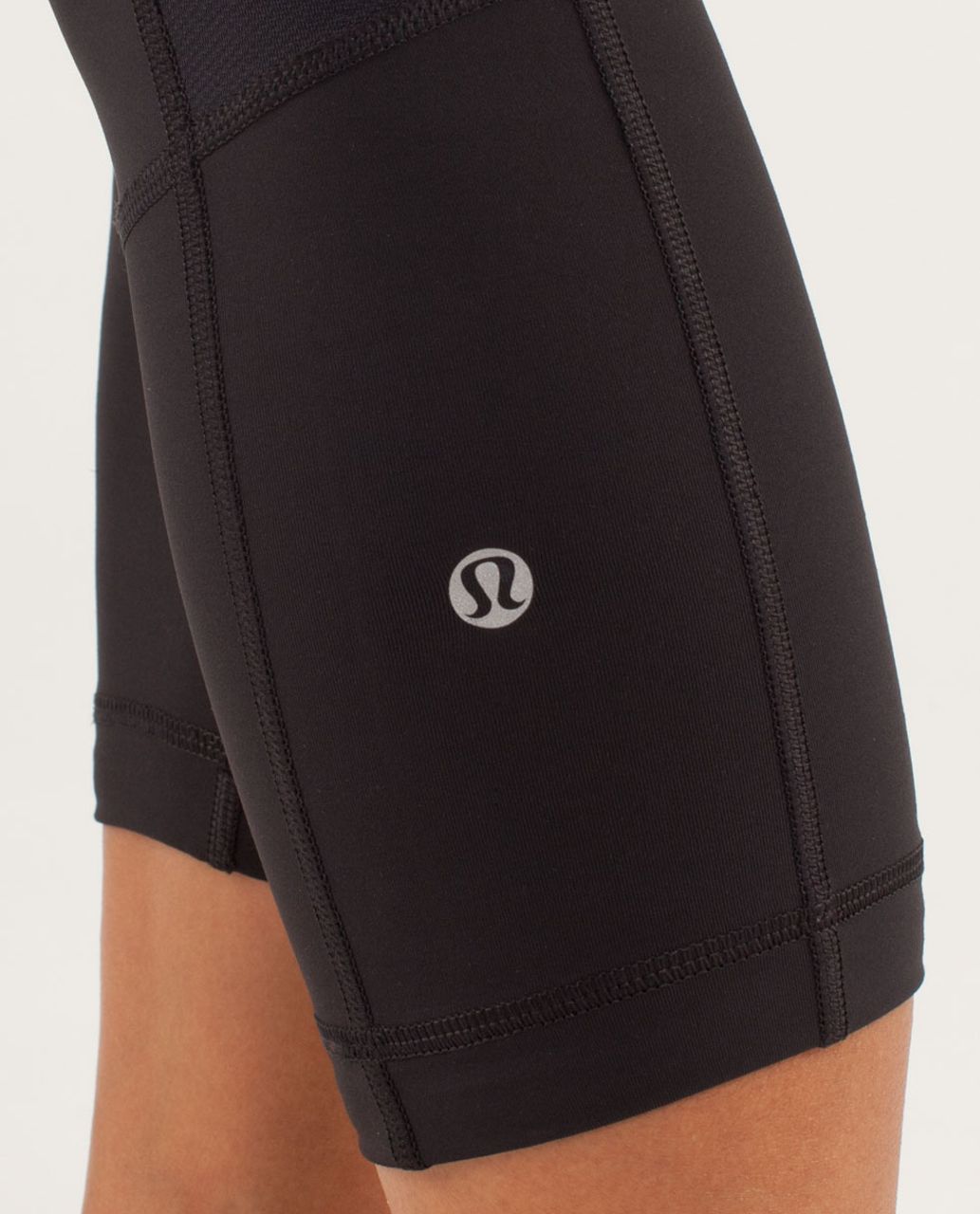 Lululemon Run:  Bright At Night Crop - Black