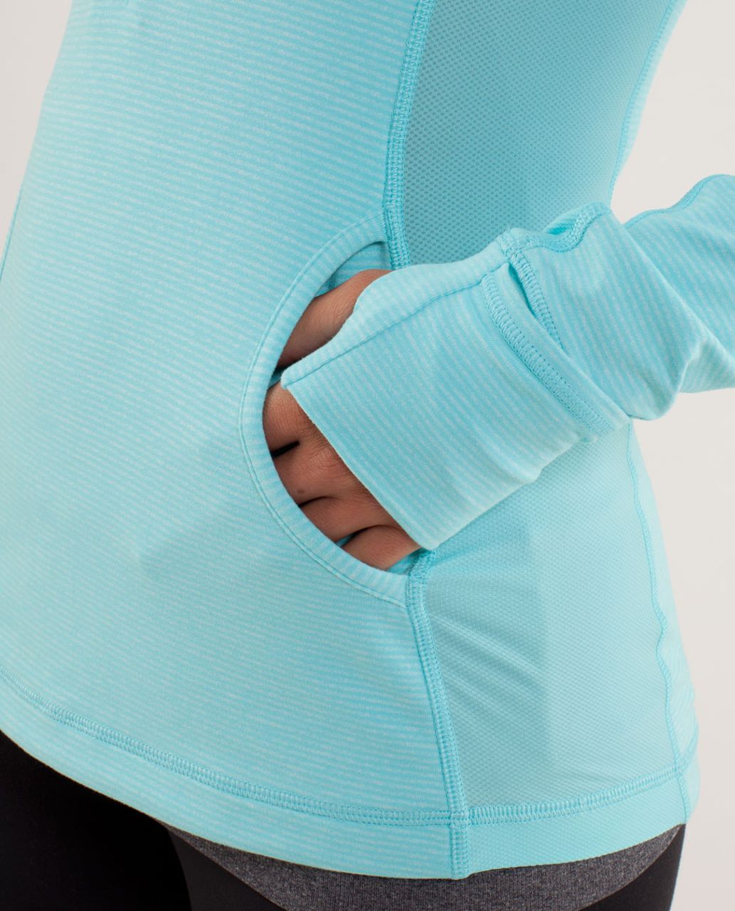 Lululemon Star Runner Pullover - Tonka Stripe Angel Blue / Heathered Angel Blue / Angel Blue