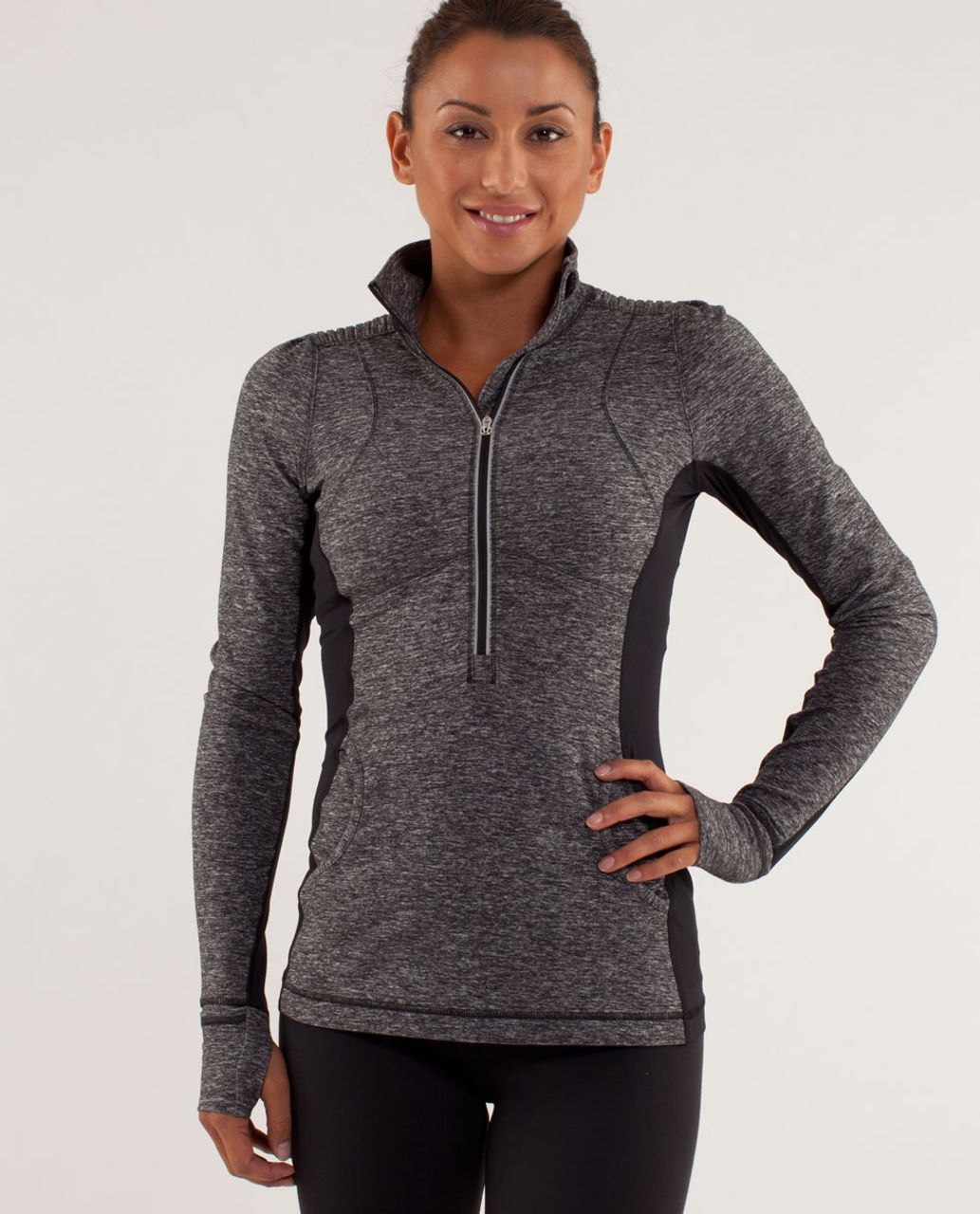 Lululemon Star Runner Long Sleeve Black Rulu Reflective Top Shirt