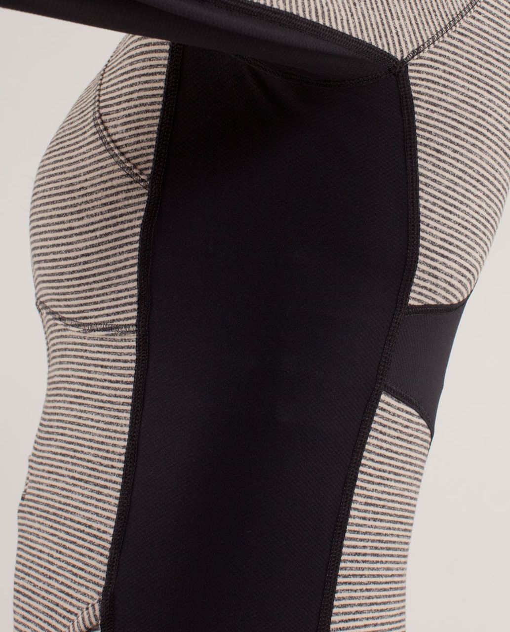 Lululemon Star Runner Pullover - Tonka Stripe Cashew / Heathered Black / Black