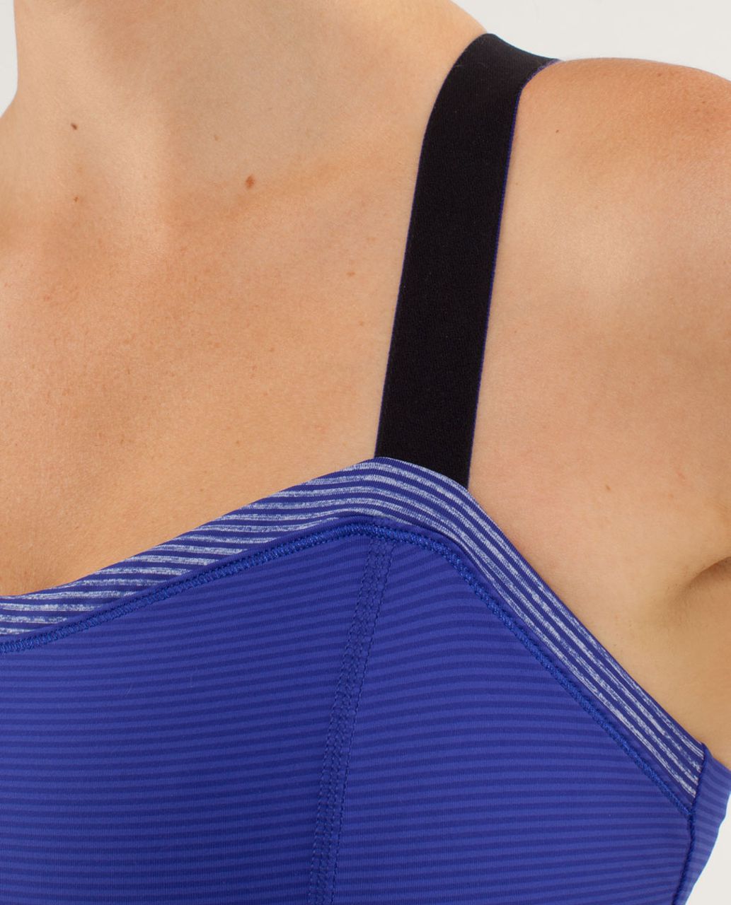 Lululemon Run:  Catch Me Tank - Tonka Stripe Pigment Blue