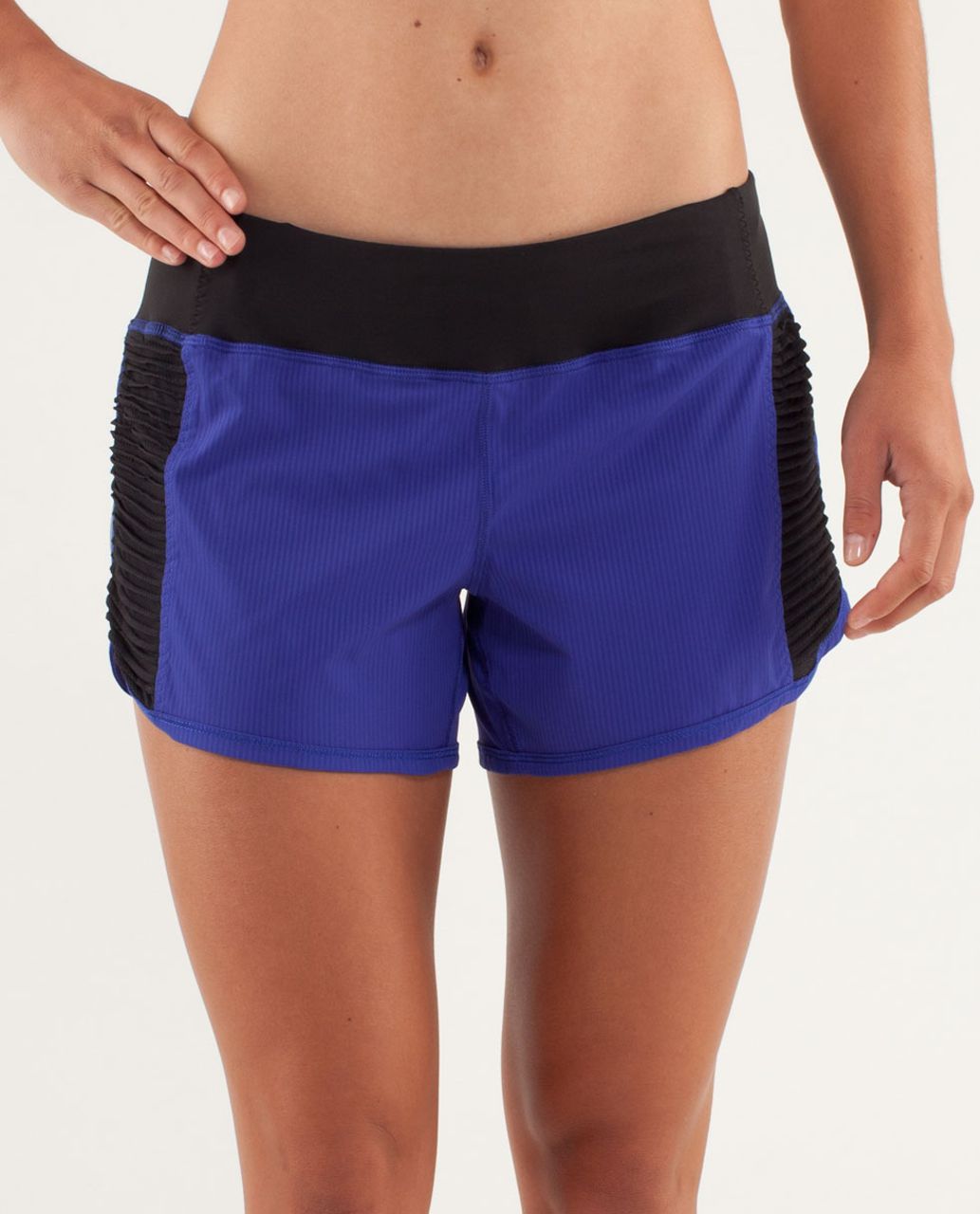 Lululemon Run:  Bright At Night Short - Pigment Blue