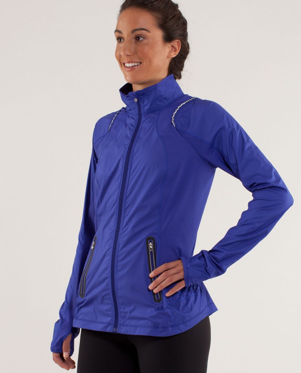 Lululemon Run:  Nothin' But Run Jacket - Pigment Blue