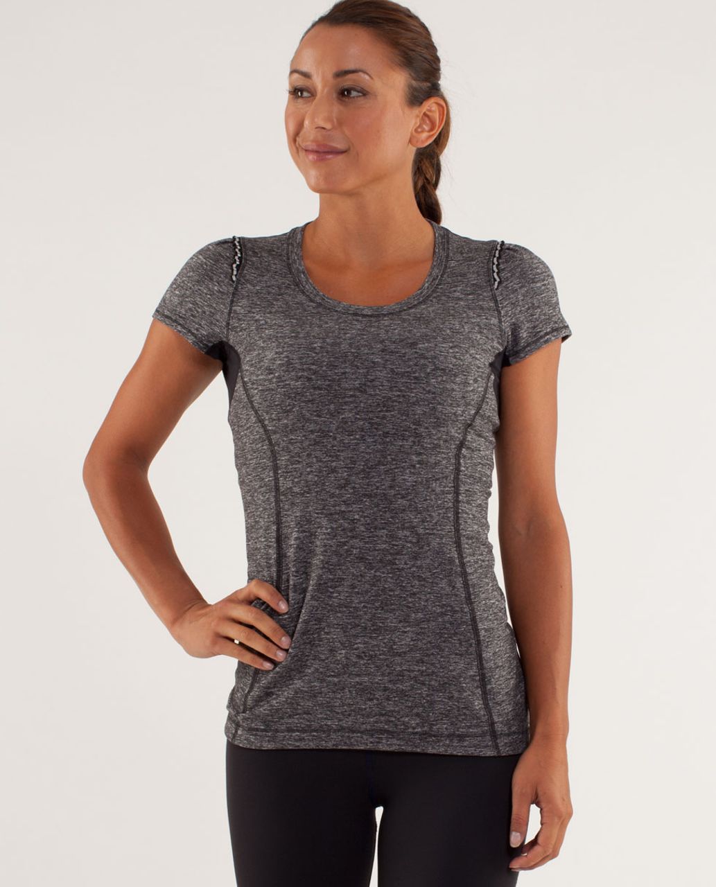 Lululemon Run For Days Short Sleeve - Black - lulu fanatics