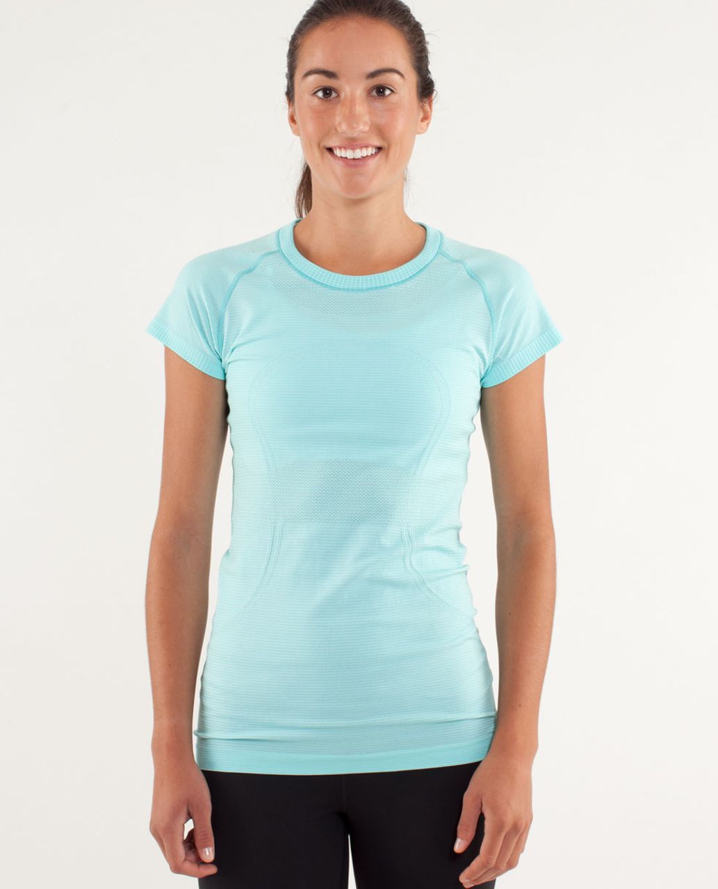 Lululemon Run:  Swiftly Tech Short Sleeve - Angel Blue