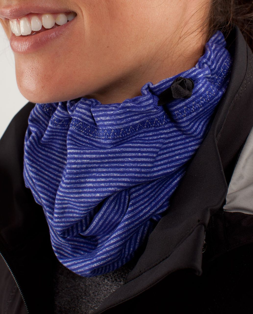 Lululemon Brisk Run Neck Warmer - Pigment Blue / Tonka Stripe Pigment Blue / Heathered Pigment Blue