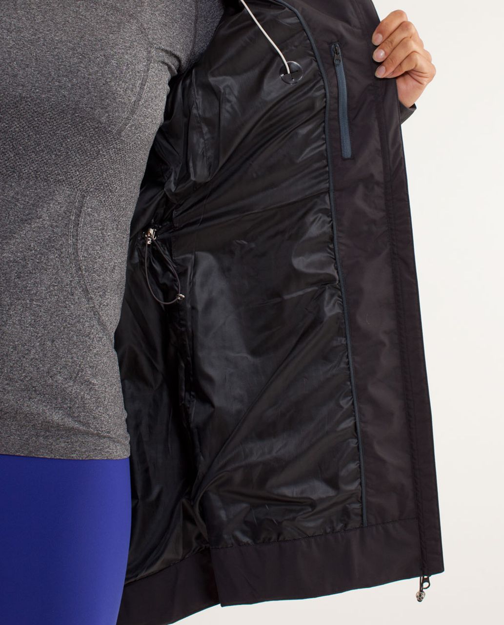 Lululemon Right As Rain Jacket - Deep Coal