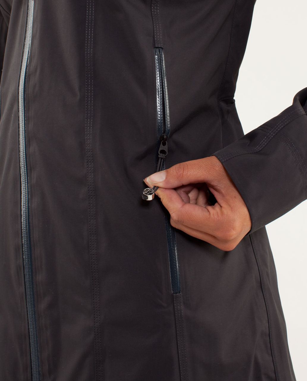 Lululemon Right As Rain Jacket - Deep Coal