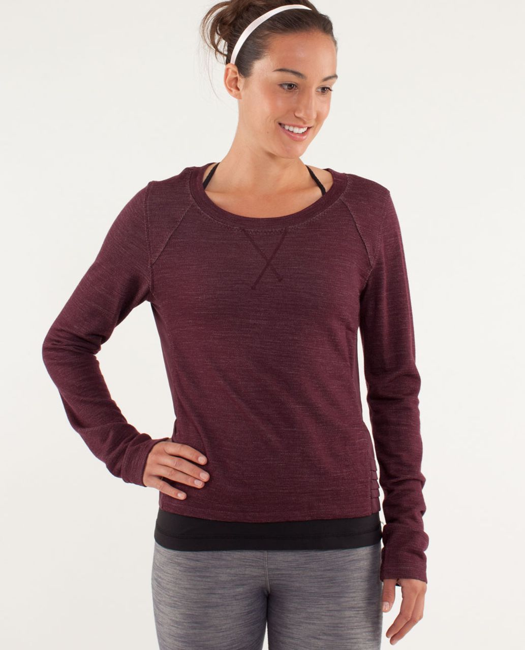 Lululemon Sattva Pullover - Bordeaux Drama