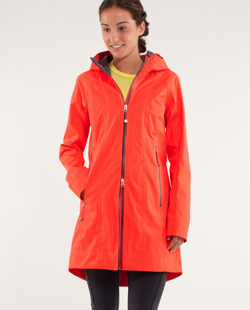 Lululemon Right As Rain Jacket - Flare / Bordeaux Drama