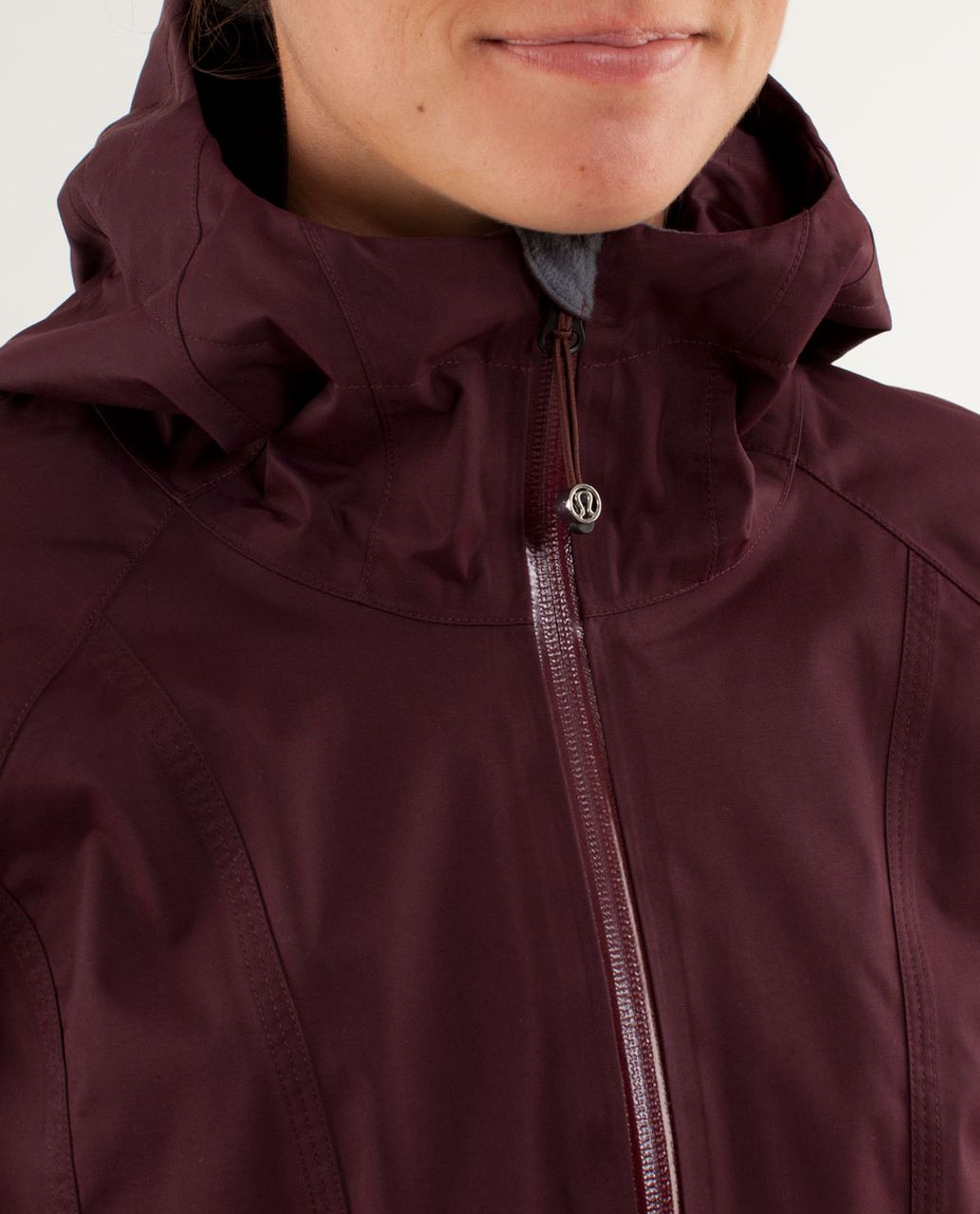 Lululemon Right As Rain Jacket - Bordeaux Drama / Black