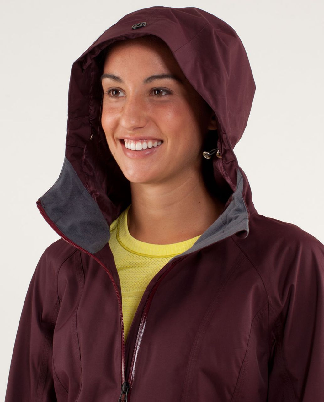 Lululemon Right As Rain Jacket - Bordeaux Drama / Black