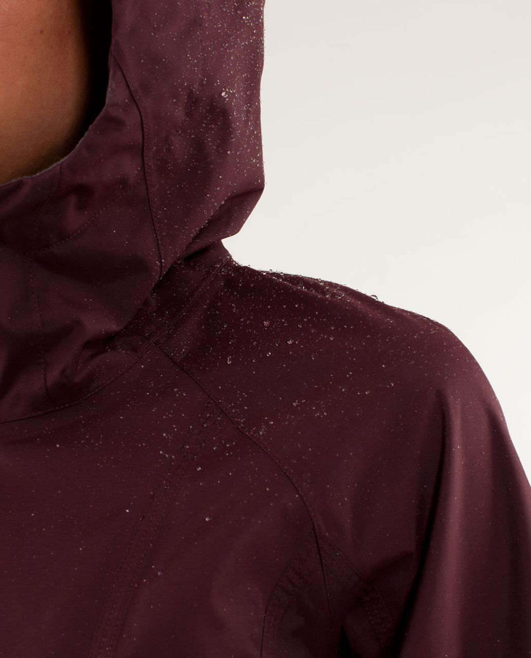 Lululemon Right As Rain Jacket - Bordeaux Drama / Black