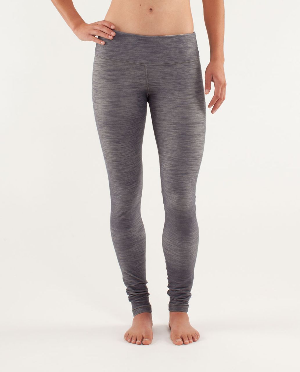 Lululemon Wunder Under Pant *Denim - Cashew Coal Slub Denim